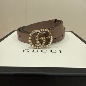Gucci GG Marmont Pearl Belt
